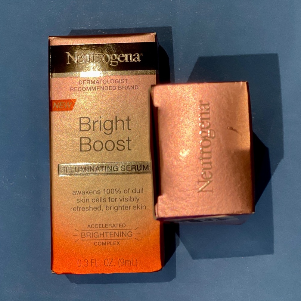 Neutrogena bright boost illuminating face serum with turmeric extract 0.3Fl. oz